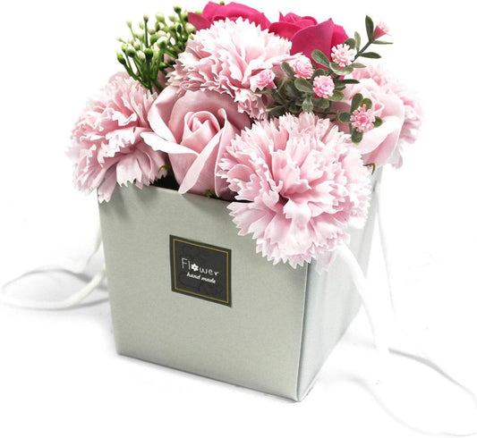 Soap Flower Bouquet - Pink Rose & Carnation