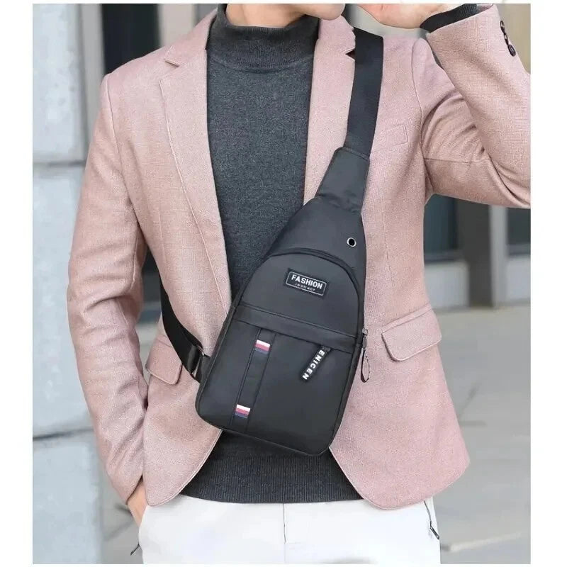 SHEHLUXE Versatile Outdoor Sling Bag – Waterproof Crossbody & Fanny Pack with Large Capacity for Men & Women