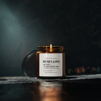 Mum's Love Scented Soy Candle - Cozy Home Gift, Relaxation, Aromatherapy, Mother's Day, Self-Care, Ambiance