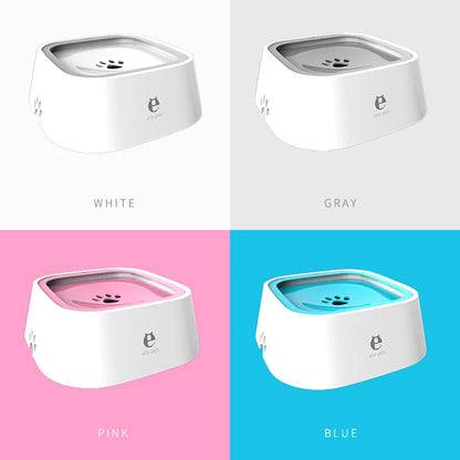 SHEHLUXE Anti-Spill Floating Pet Water Bowl – No Mess, Non-Wetting Design for Dogs & Cats